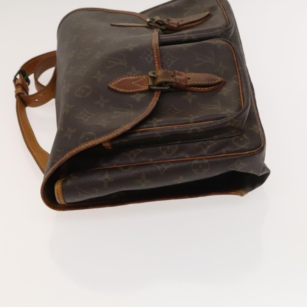 Authentic LOUIS VUITTON Monogram Gibeciere GM Shoulder Bag M42246 LV - Picture 11 of 16